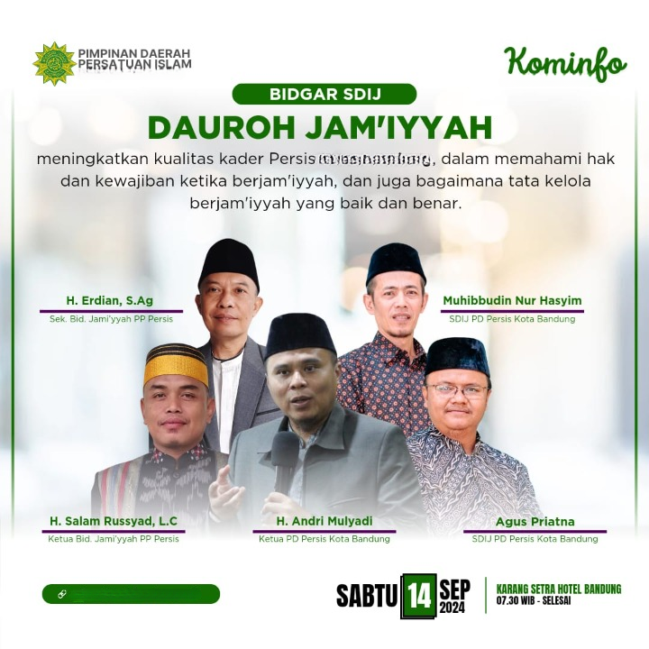Dauroh Jamiyyah SDIJ PD PERSIS Kabupaten Rembang